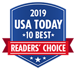 2019 USA Today 10Best Reader's Choice Award logo